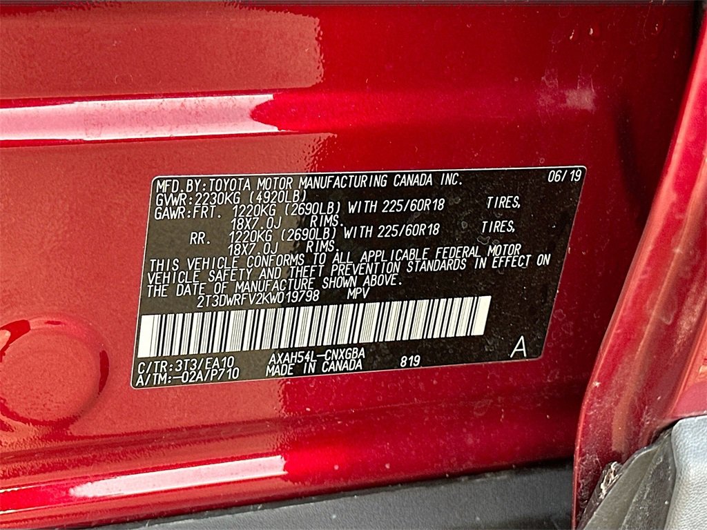 Used 2019 Toyota RAV4 Limited image 32