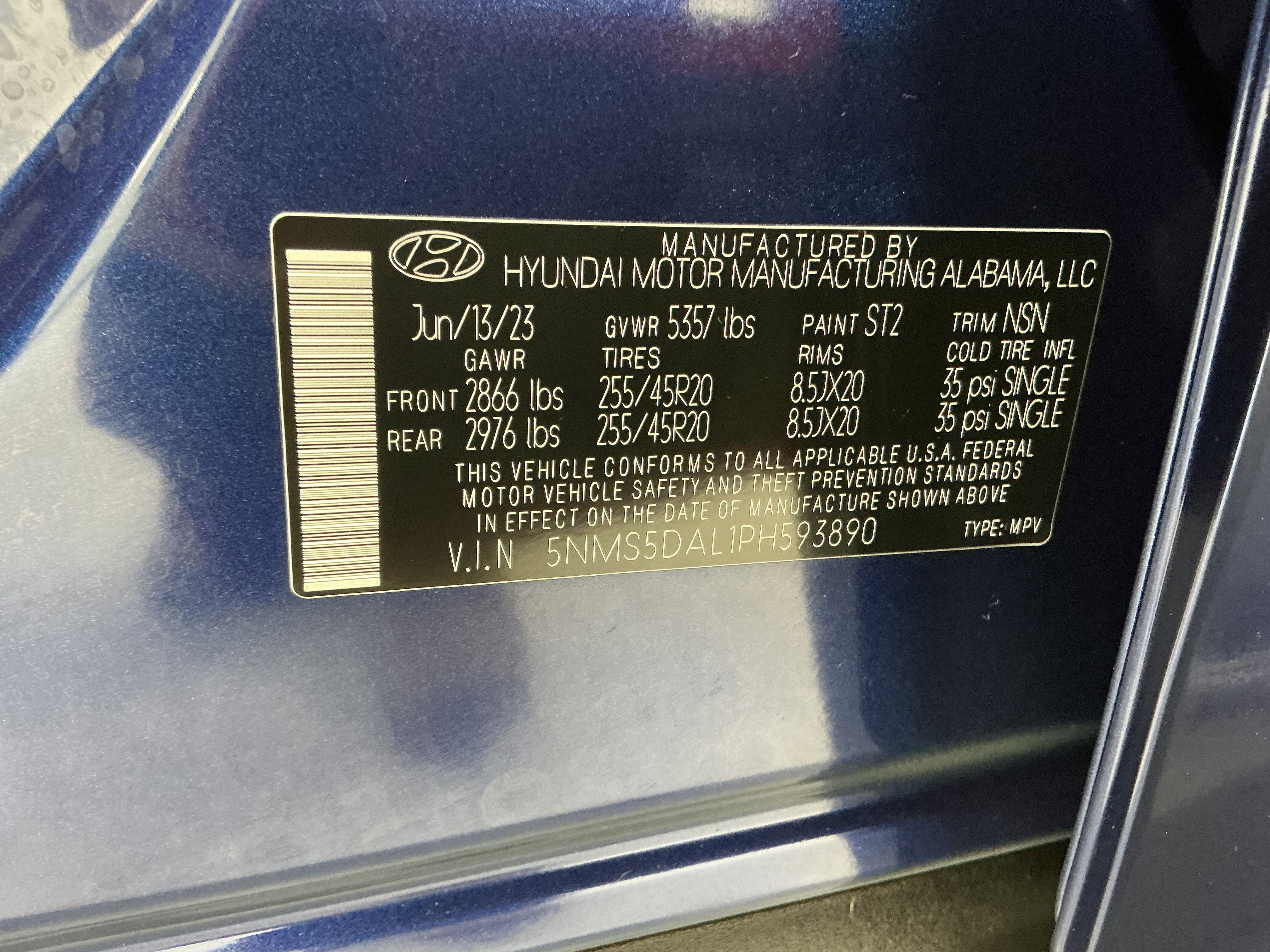 Used 2023 Hyundai Santa Fe Calligraphy w/ Cargo Package image 14