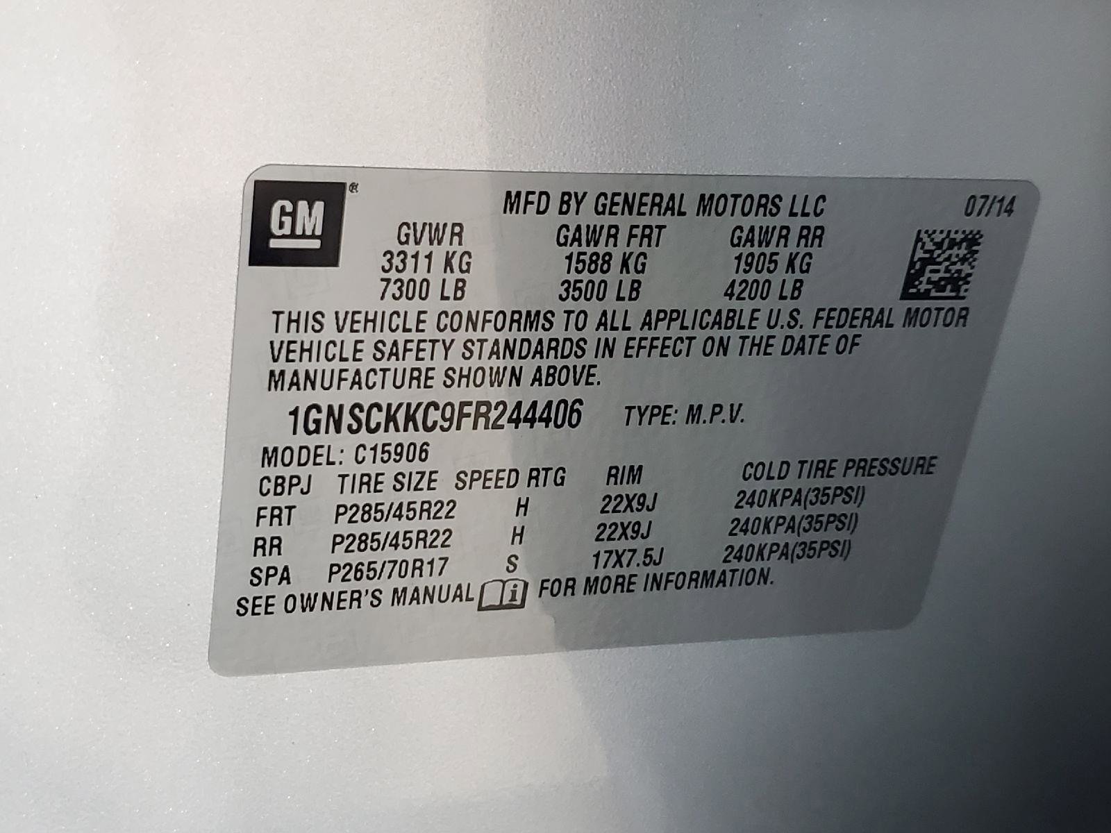 Used 2015 Chevrolet Suburban LTZ image 43