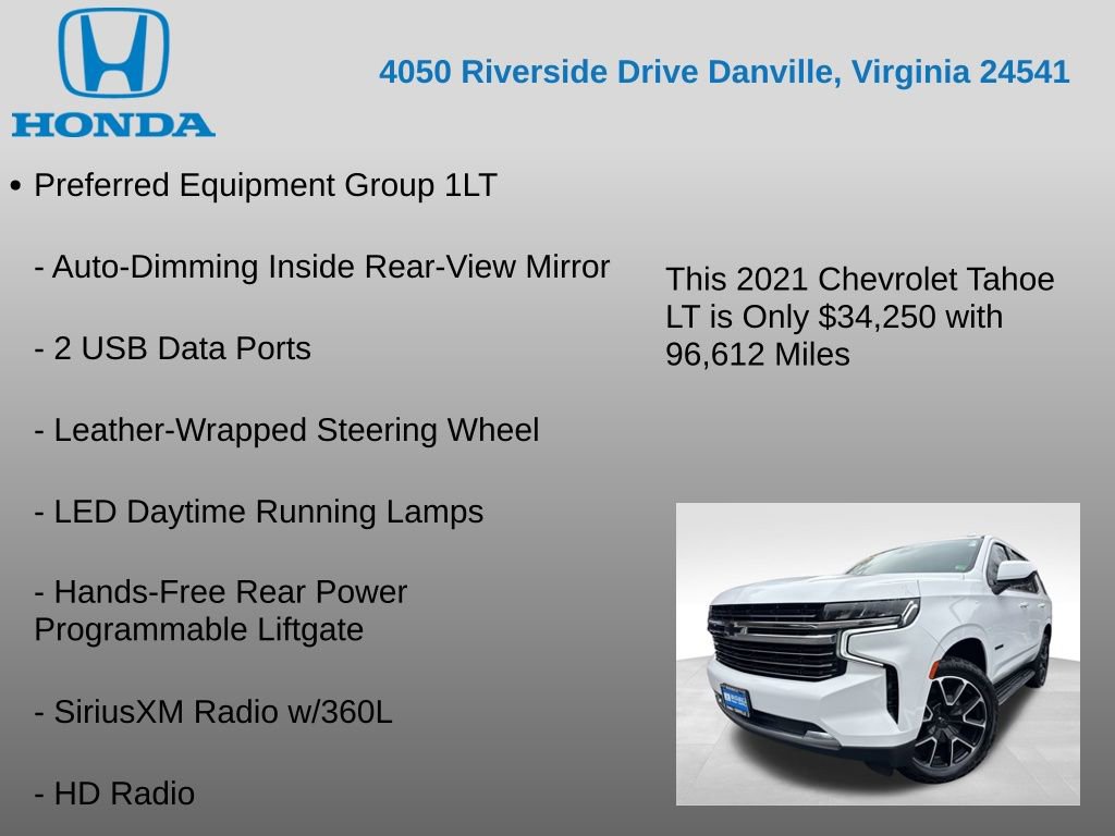 Used 2021 Chevrolet Tahoe LT image 12