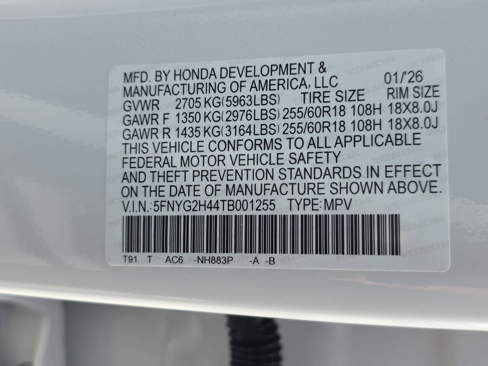 New 2026 Honda Pilot EX-L image 34