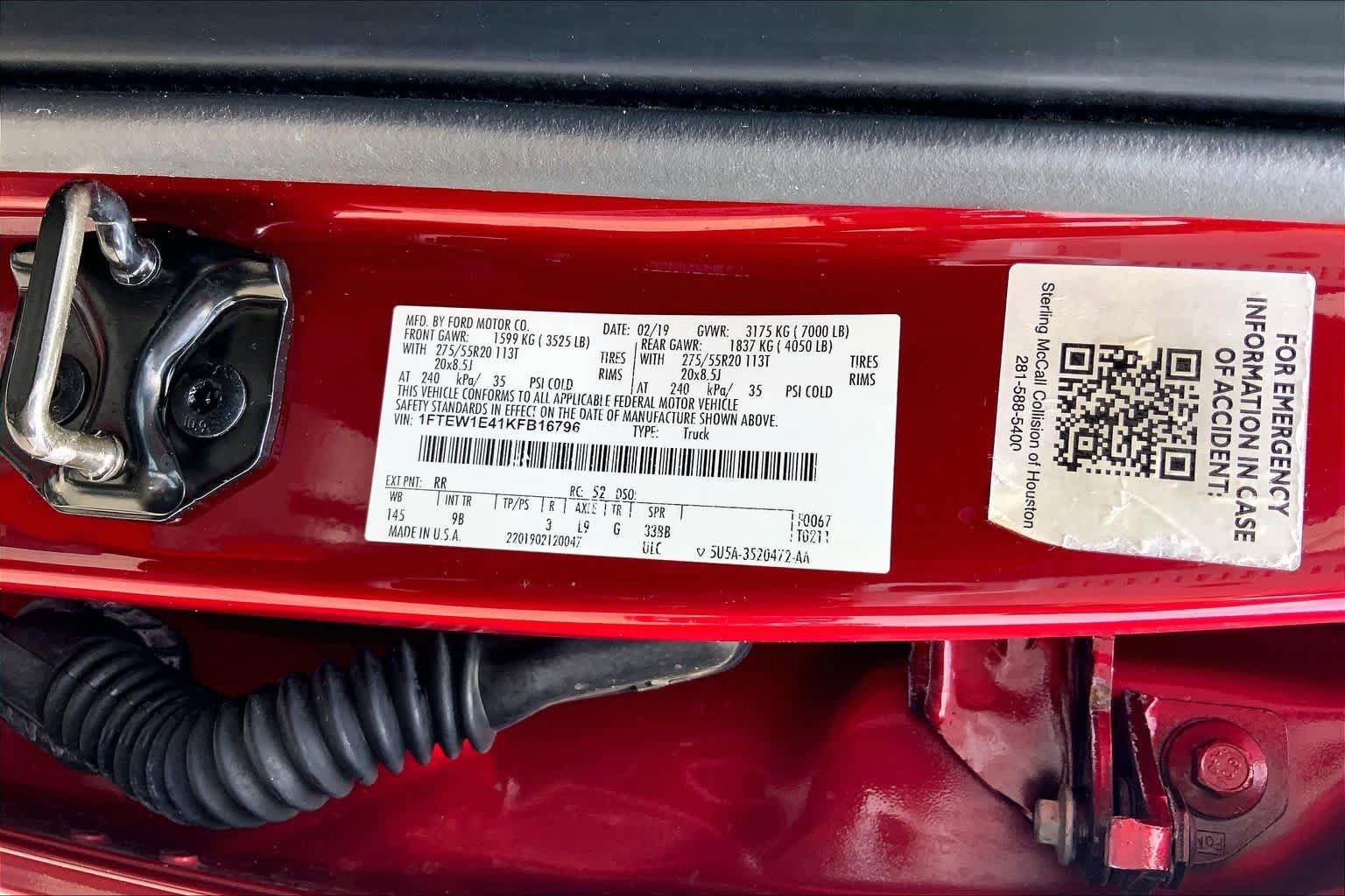 Used 2019 Ford F150 Platinum w/ Equipment Group 701A Luxury AWD/4WD image 35