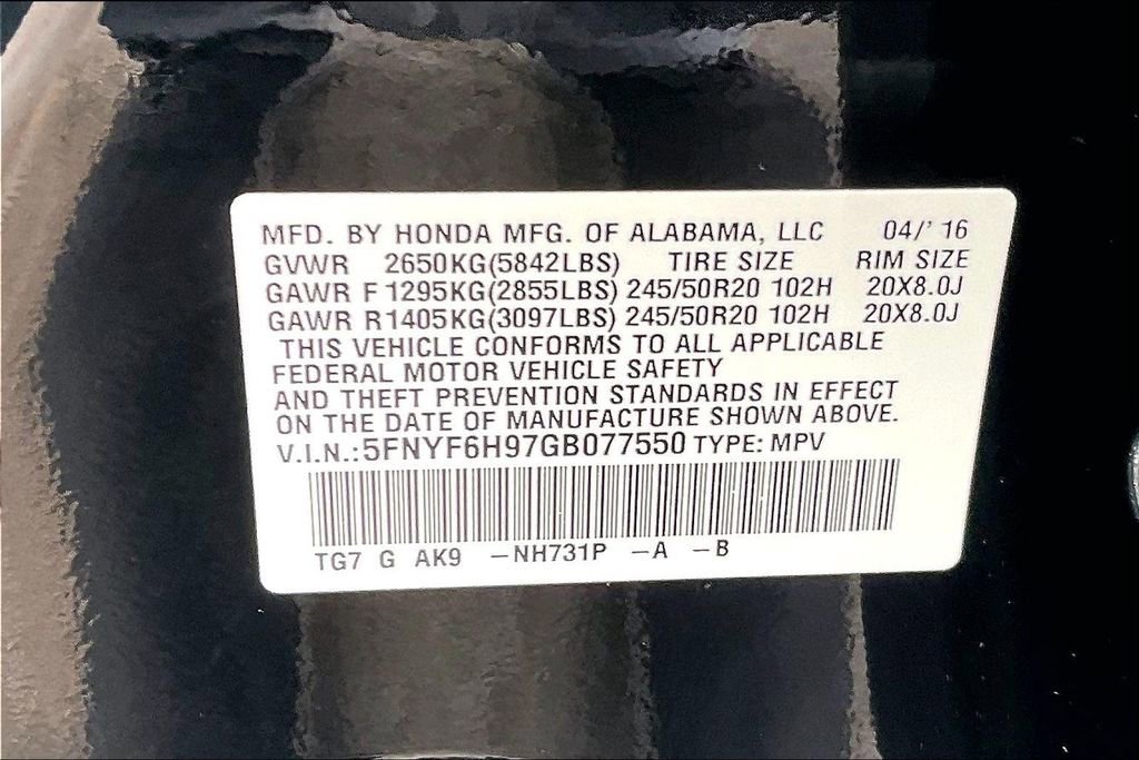 Used 2016 Honda Pilot Touring image 36