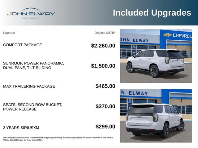 New 2026 Chevrolet Tahoe Z71 w/ Comfort Package AWD/4WD image 2