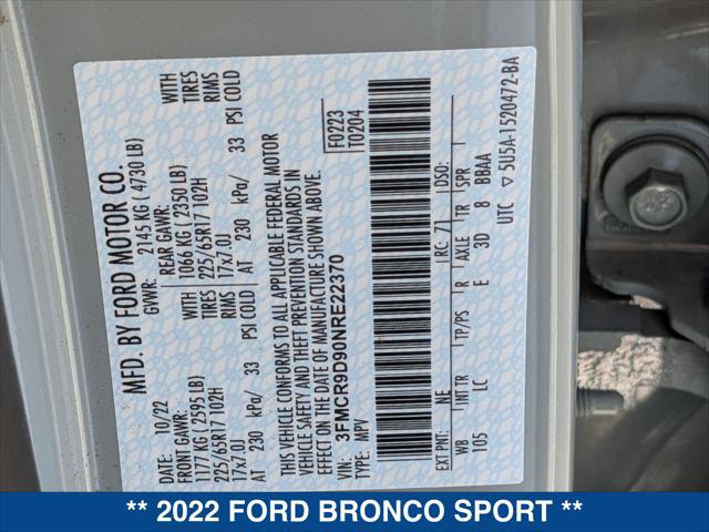 Certified 2022 Ford Bronco Sport Badlands image 25