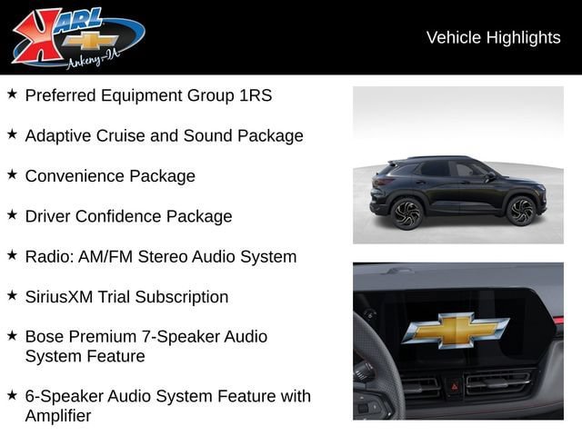 New 2026 Chevrolet TrailBlazer RS w/ Convenience Package AWD/4WD image 3