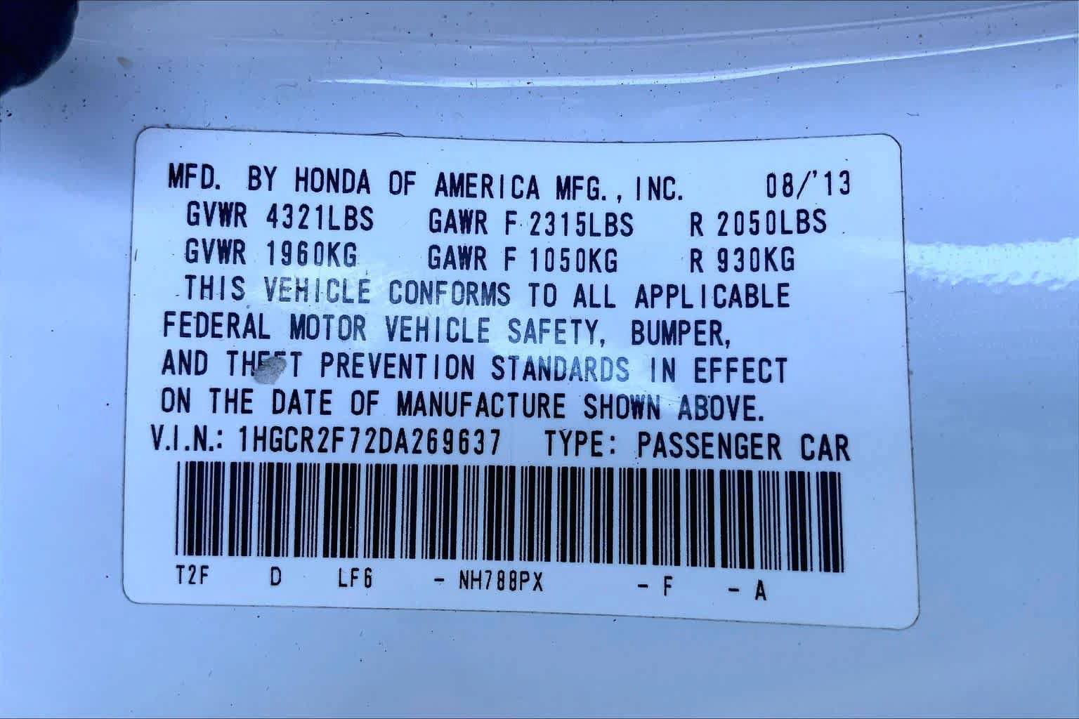 Used 2013 Honda Accord EX image 33