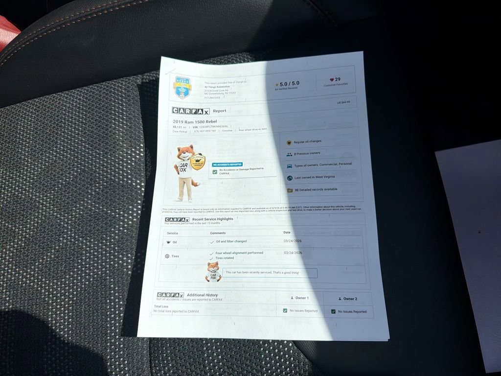 Used 2019 RAM 1500 Rebel w/ Rebel Level 2 Equipment Group image 41