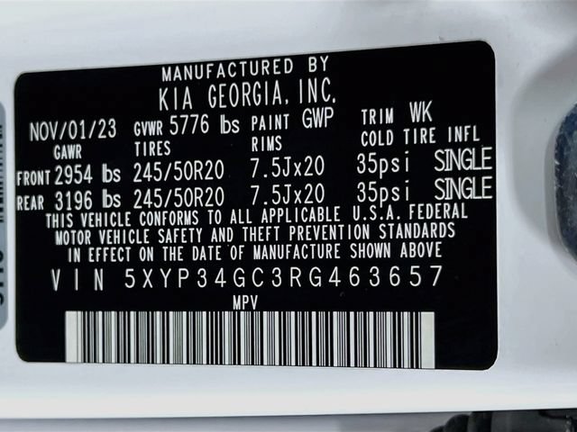Certified 2024 Kia Telluride EX w/ EX Captain's Chair Package FWD image 35