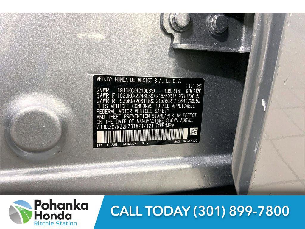 New 2026 Honda HR-V LX image 21