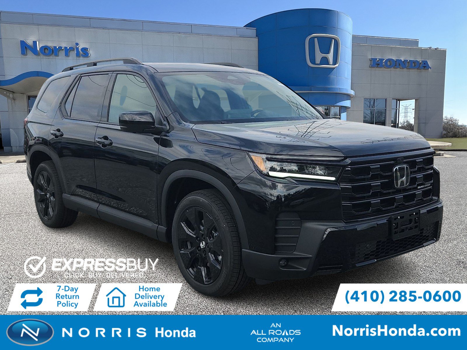New 2026 Honda Pilot Black Edition image 1