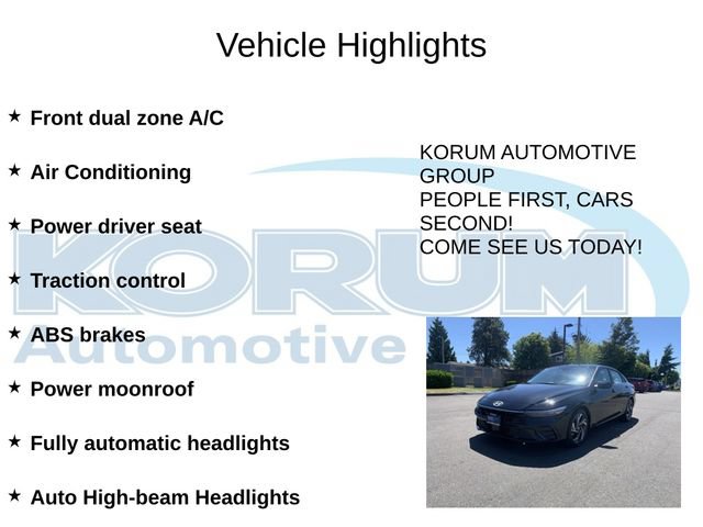 Certified 2025 Hyundai Elantra Limited FWD image 8