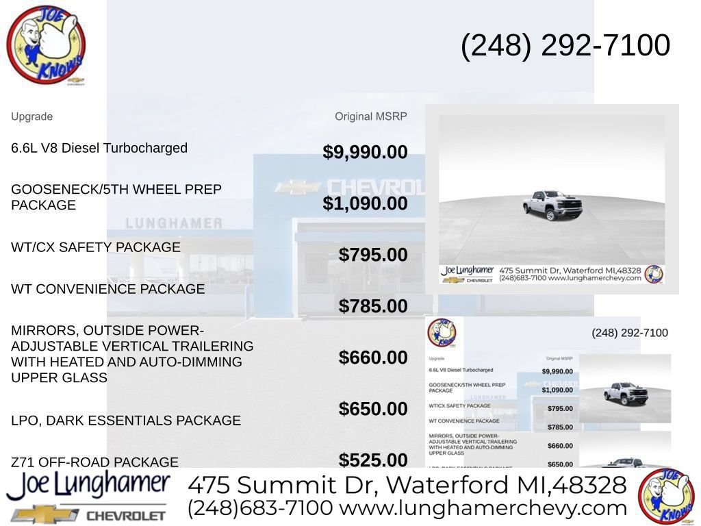 New 2026 Chevrolet Silverado 2500 W/T AWD/4WD image 8