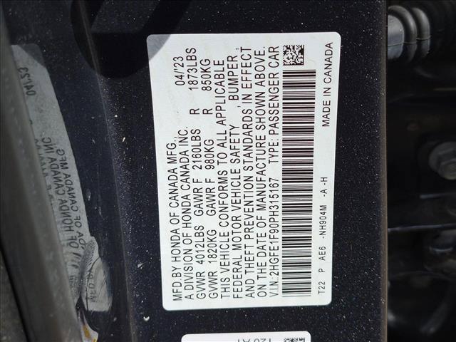 Used 2023 Honda Civic Touring image 23