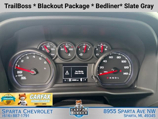 Certified 2024 Chevrolet Silverado 1500 Custom Trail Boss w/ Turbomax Blackout Package AWD/4WD image 17