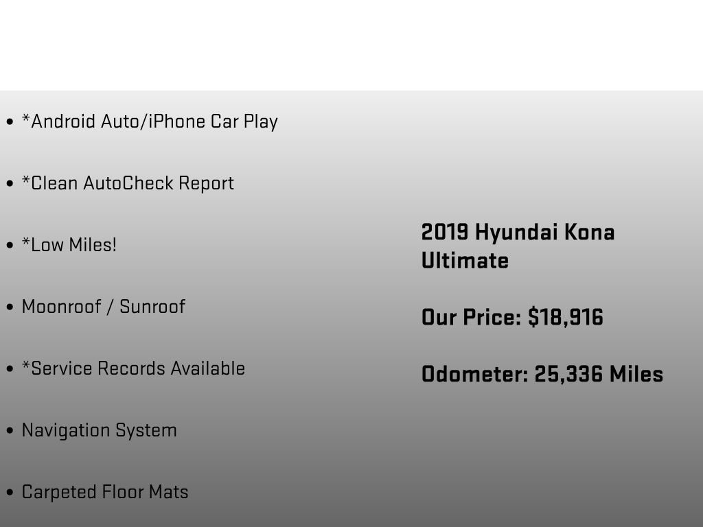 Used 2019 Hyundai Kona Ultimate image 12