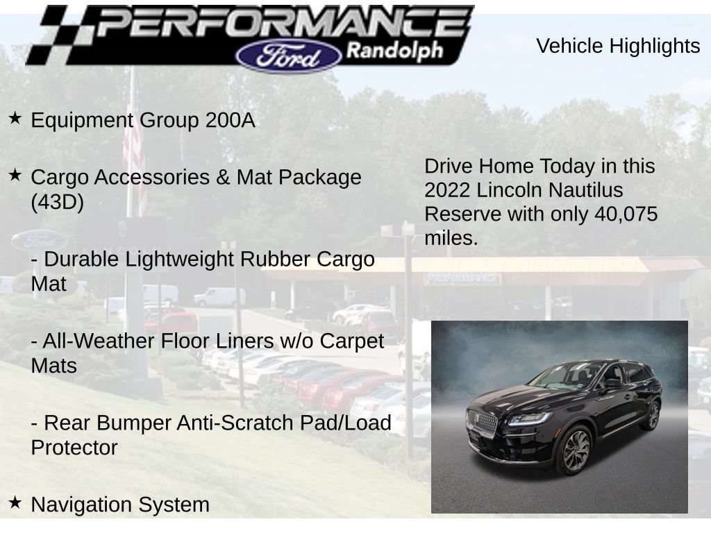 Used 2022 Lincoln Nautilus Reserve AWD/4WD image 8
