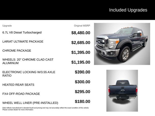 Used 2016 Ford F350 Lariat w/ Lariat Ultimate Package image 7