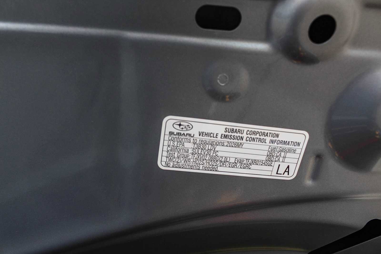 New 2026 Subaru Impreza 2.0i Sport image 27