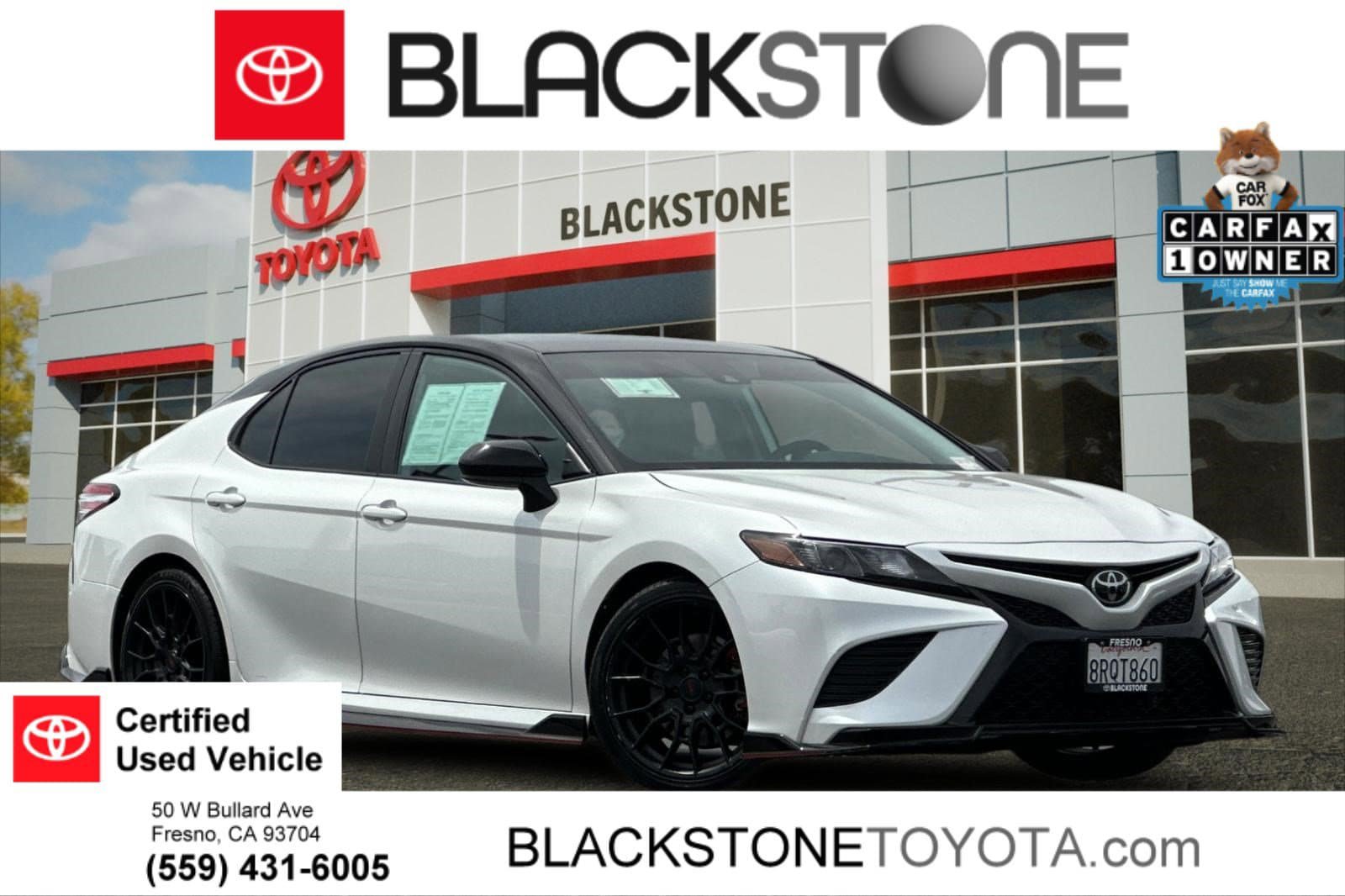 Certified 2020 Toyota Camry TRD FWD image 1