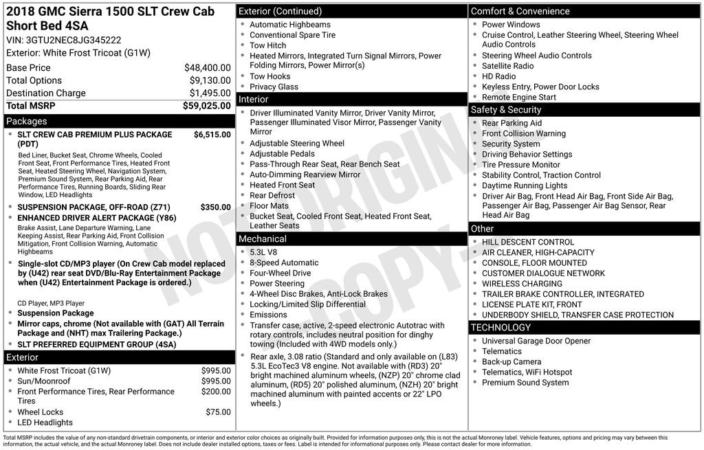 Used 2018 GMC Sierra 1500 SLT image 4