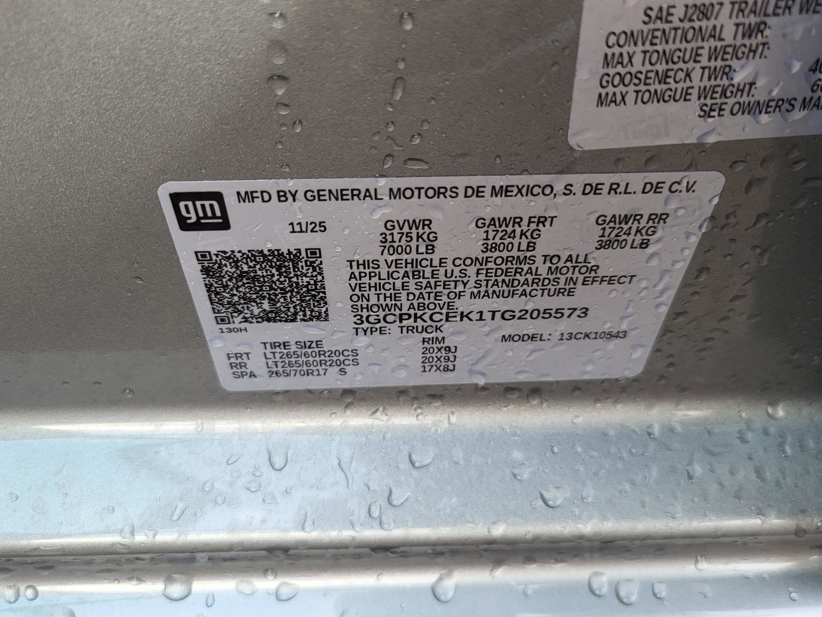 New 2026 Chevrolet Silverado 1500 Custom Trail Boss w/ Dark Appearance Package image 21