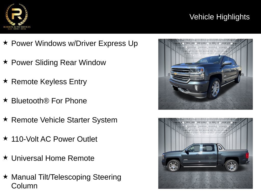 Used 2017 Chevrolet Silverado 1500 High Country w/ High Desert Package AWD/4WD image 19