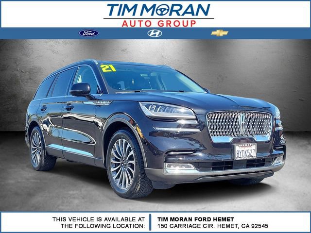 Used 2021 Lincoln Aviator Reserve w/ Elements Package Plus RWD image 1
