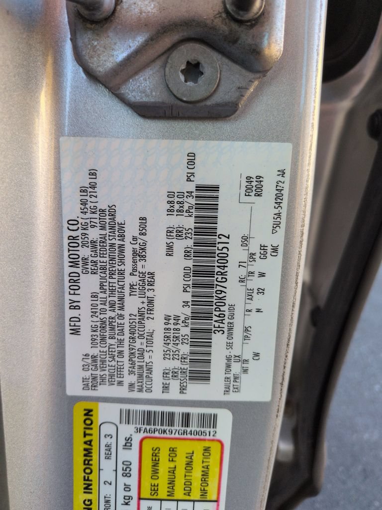 Used 2016 Ford Fusion Titanium FWD image 30