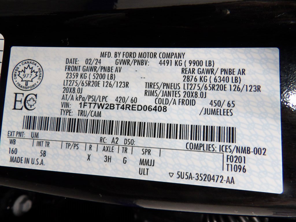 Used 2024 Ford F250 Lariat w/ Black Appearance Package image 65