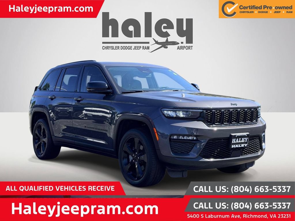 Certified 2024 Jeep Grand Cherokee Limited w/ Black Appearance Package