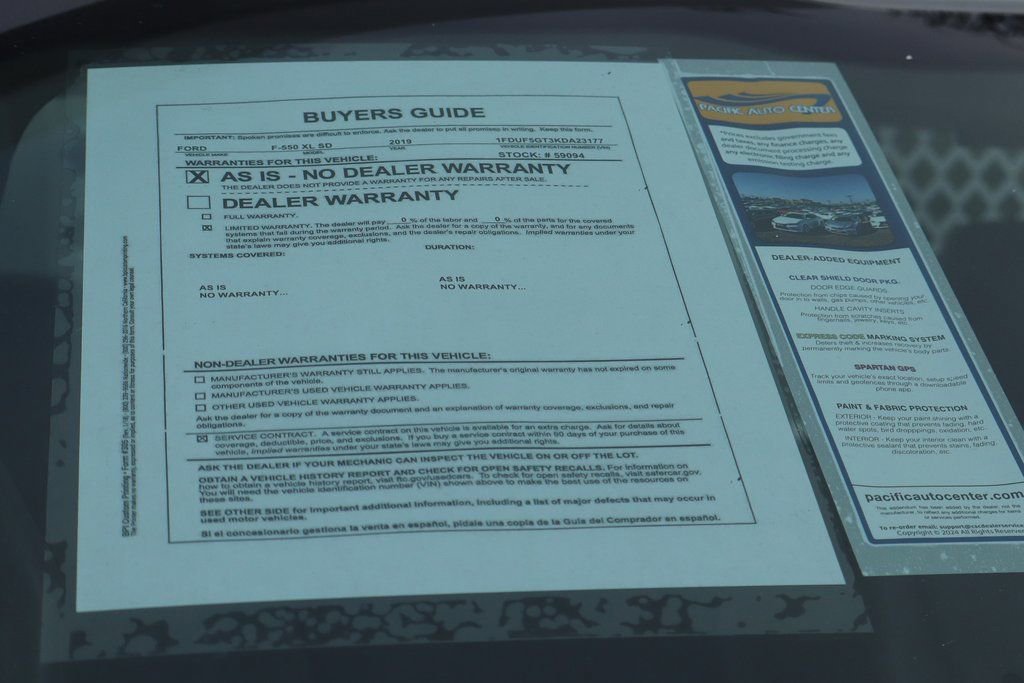 Used 2019 Ford F550 2WD Regular Cab Super Duty image 53