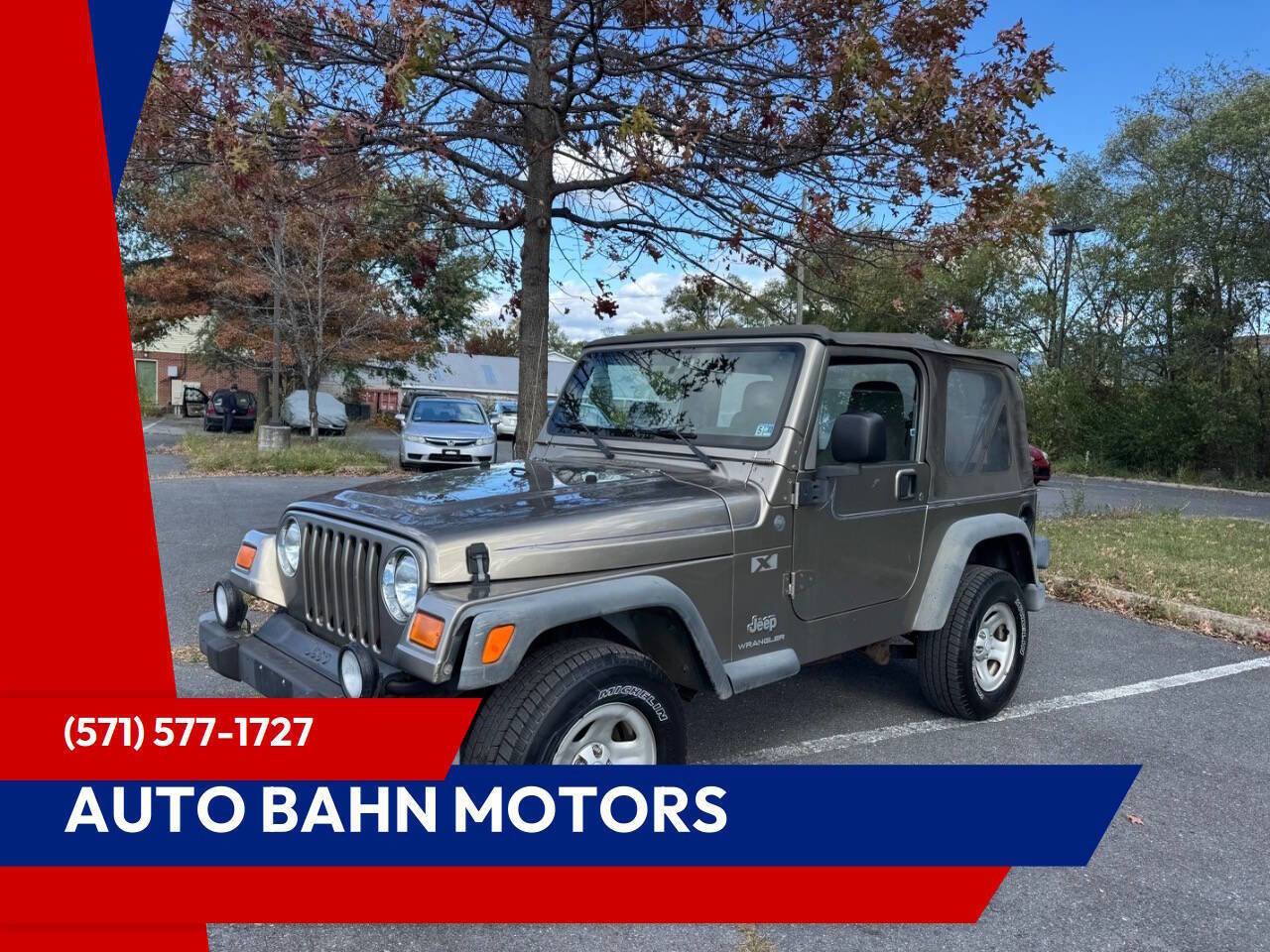 Used 2004 Jeep Wrangler X w/ Full Face Tire & Wheel Group