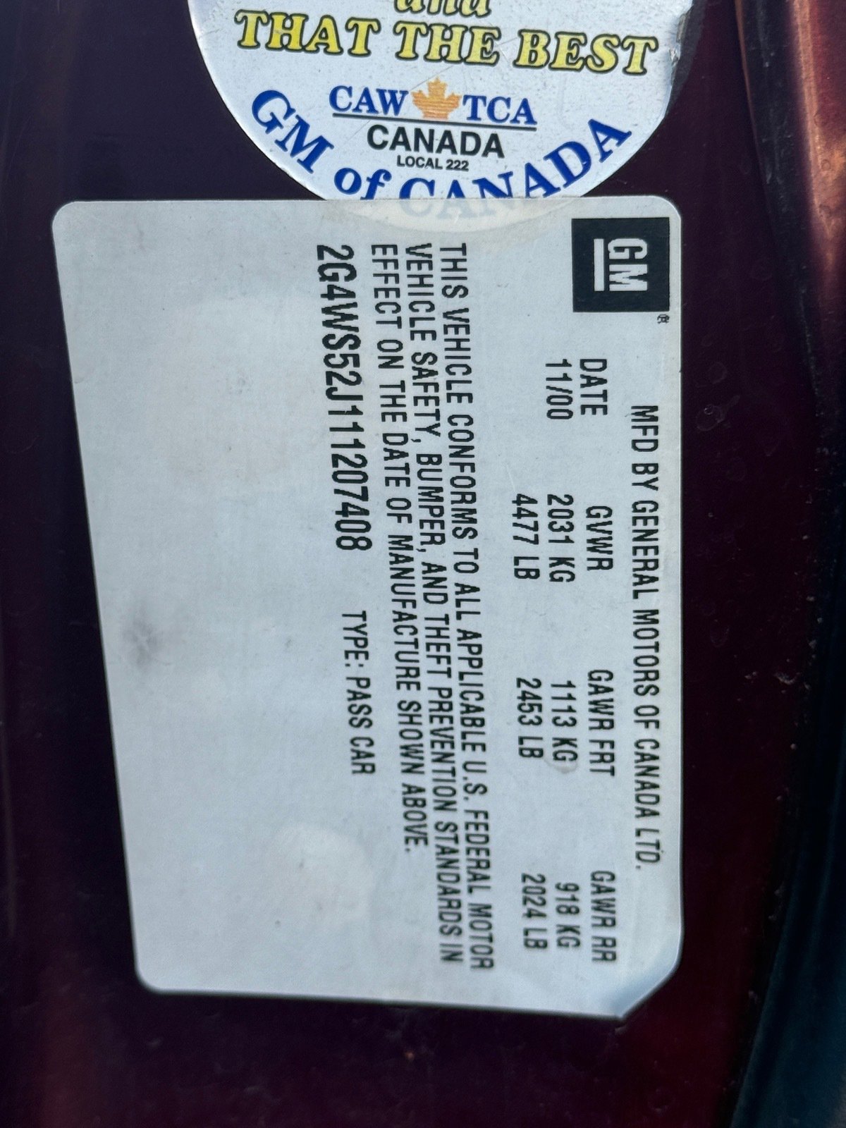 Used 2001 Buick Century Custom w/ Premium Pkg image 8