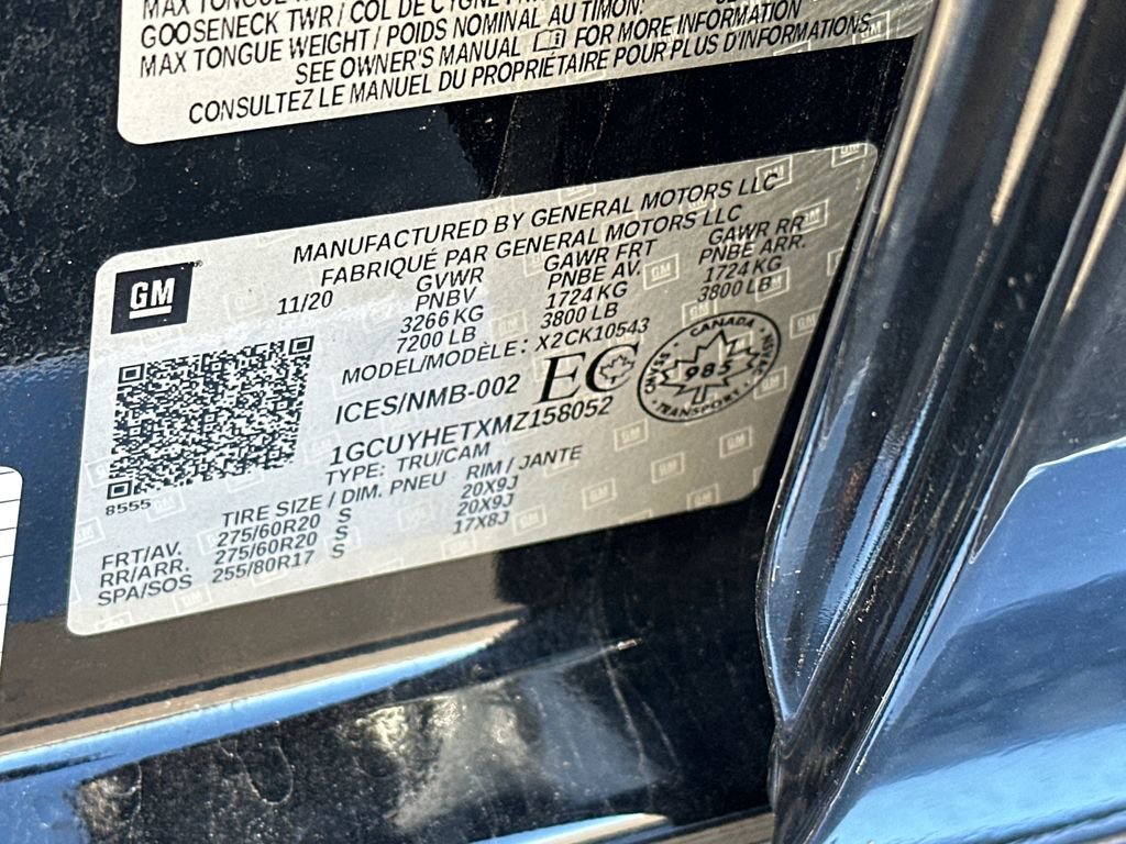 Used 2021 Chevrolet Silverado 1500 High Country w/ Technology Package image 38