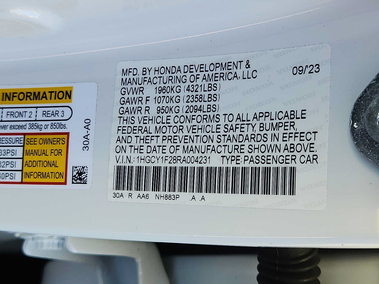 Certified 2024 Honda Accord LX image 25
