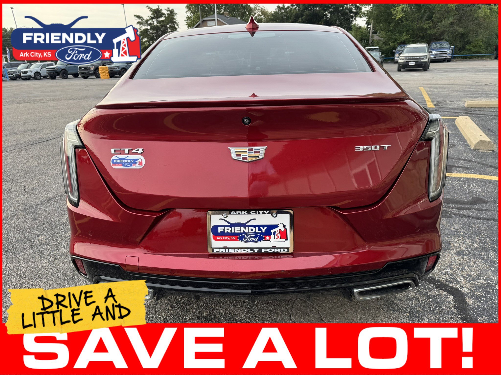 Used 2021 Cadillac CT4 Sport w/ Driver Awareness Plus Package RWD image 4
