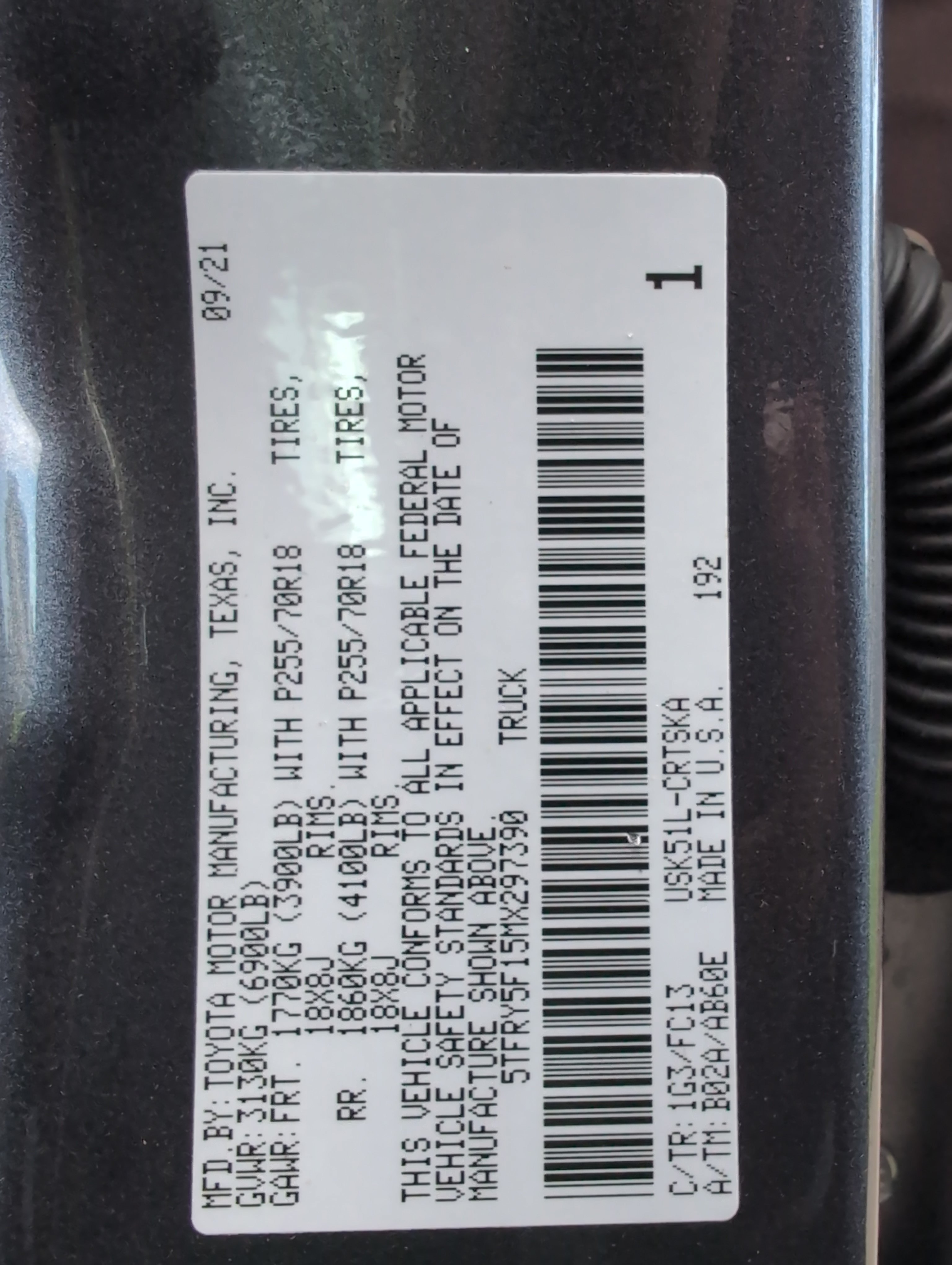 Certified 2021 Toyota Tundra SR5 RWD image 33