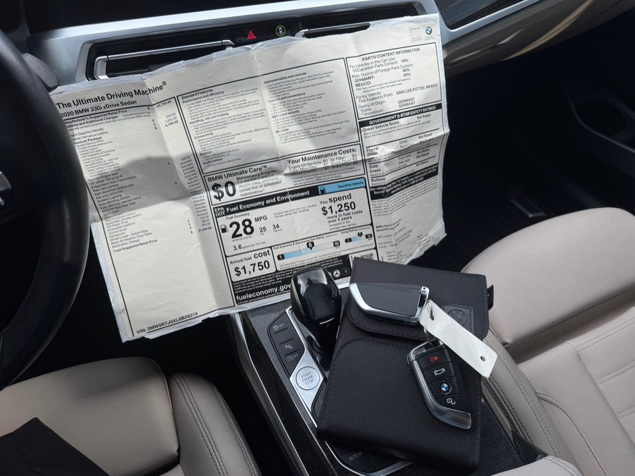 Used 2020 BMW 330i xDrive Sedan w/ Premium Package AWD/4WD image 71