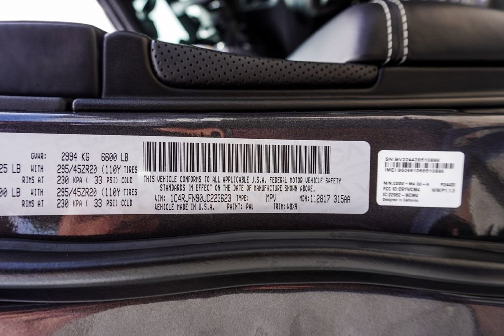 Used 2018 Jeep Grand Cherokee Trackhawk AWD/4WD image 44