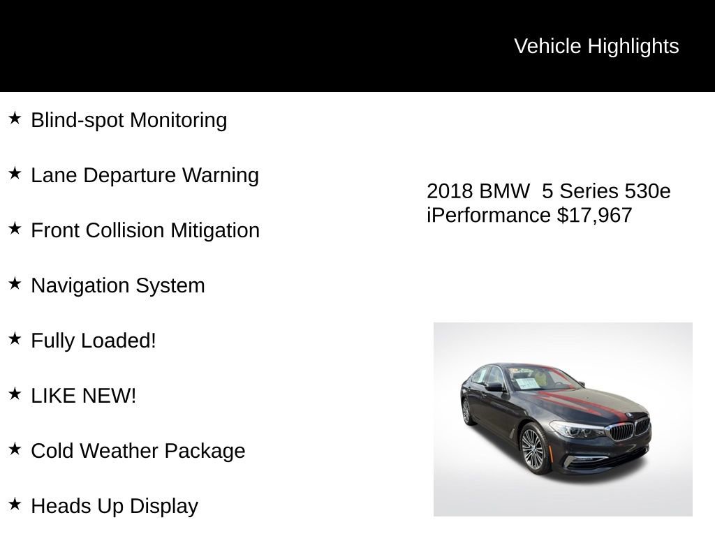 Used 2018 BMW 530e image 4