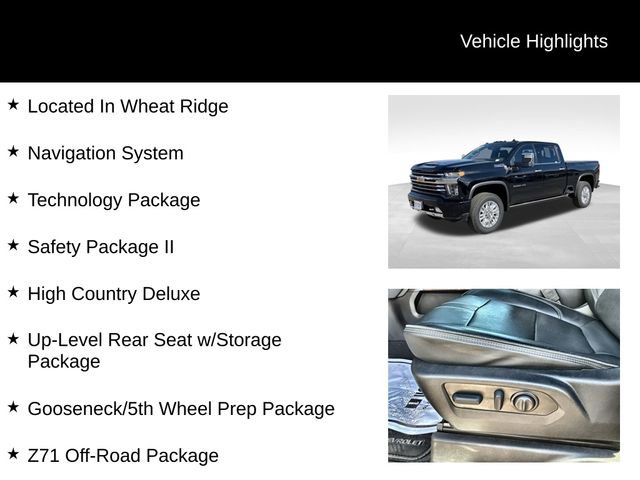 Used 2023 Chevrolet Silverado 2500 High Country w/ Z71 Off-Road Package image 7