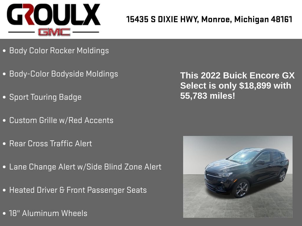 Used 2022 Buick Encore GX Select w/ Sport Touring Package FWD image 22