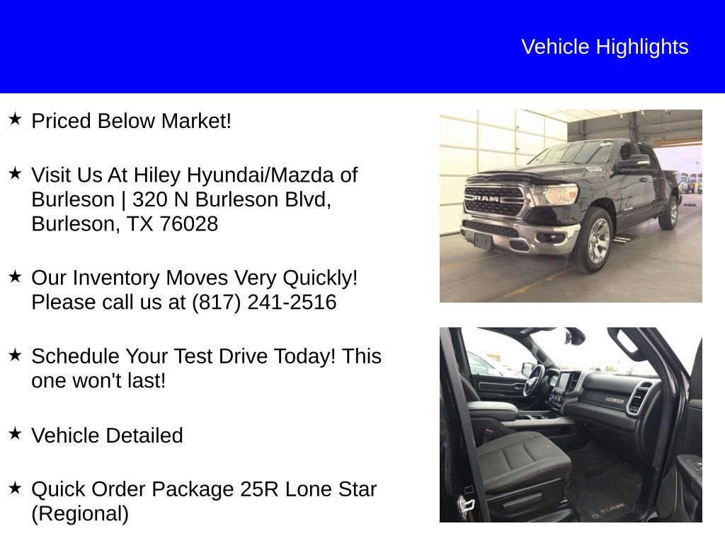 Used 2022 RAM 1500 Lone Star image 10
