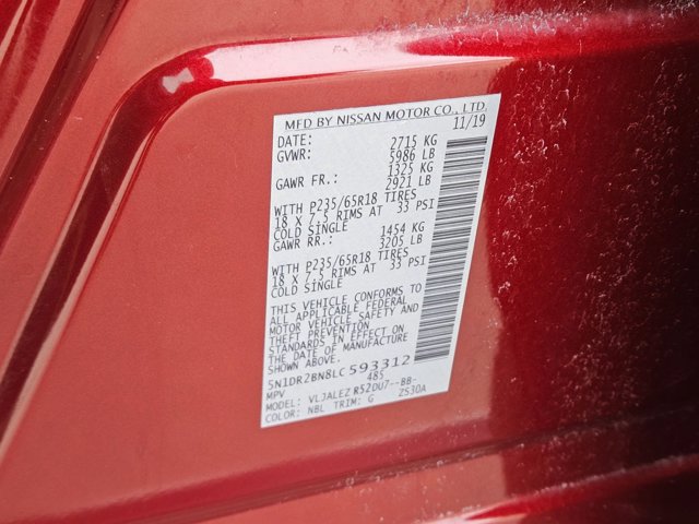 Used 2020 Nissan Pathfinder SV image 25