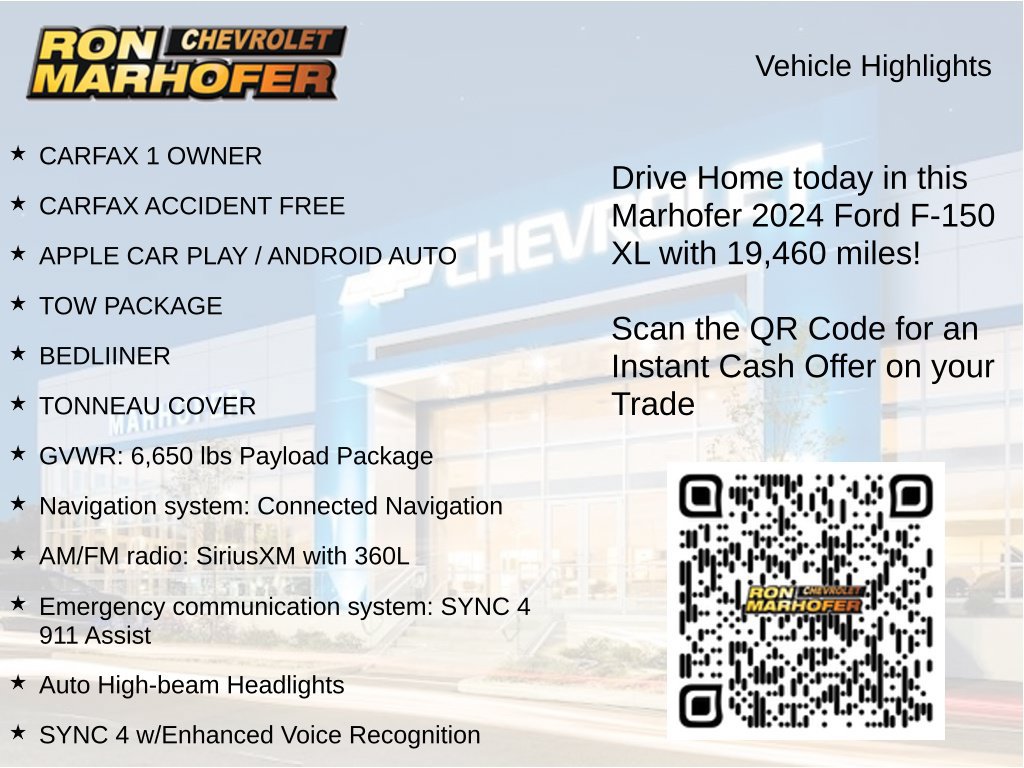 Used 2024 Ford F150 XL w/ Equipment Group 103A High AWD/4WD image 14