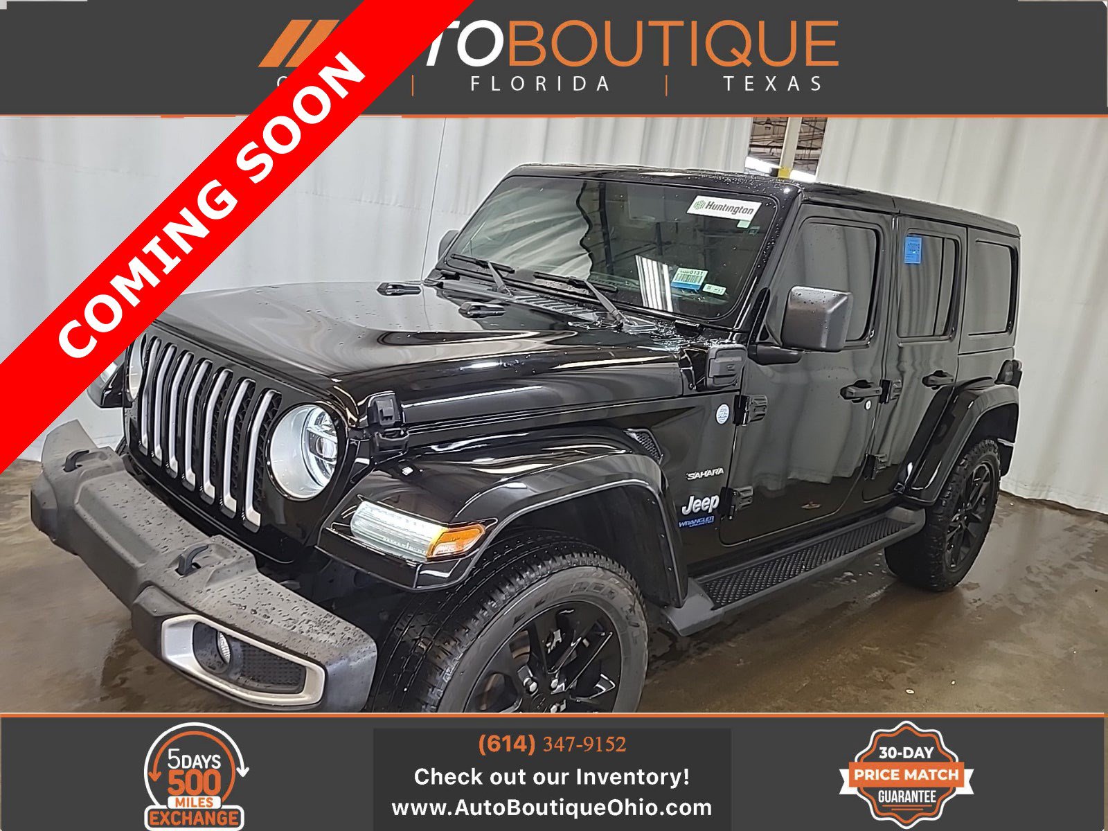 Used 2021 Jeep Wrangler Unlimited Sahara AWD/4WD image 1