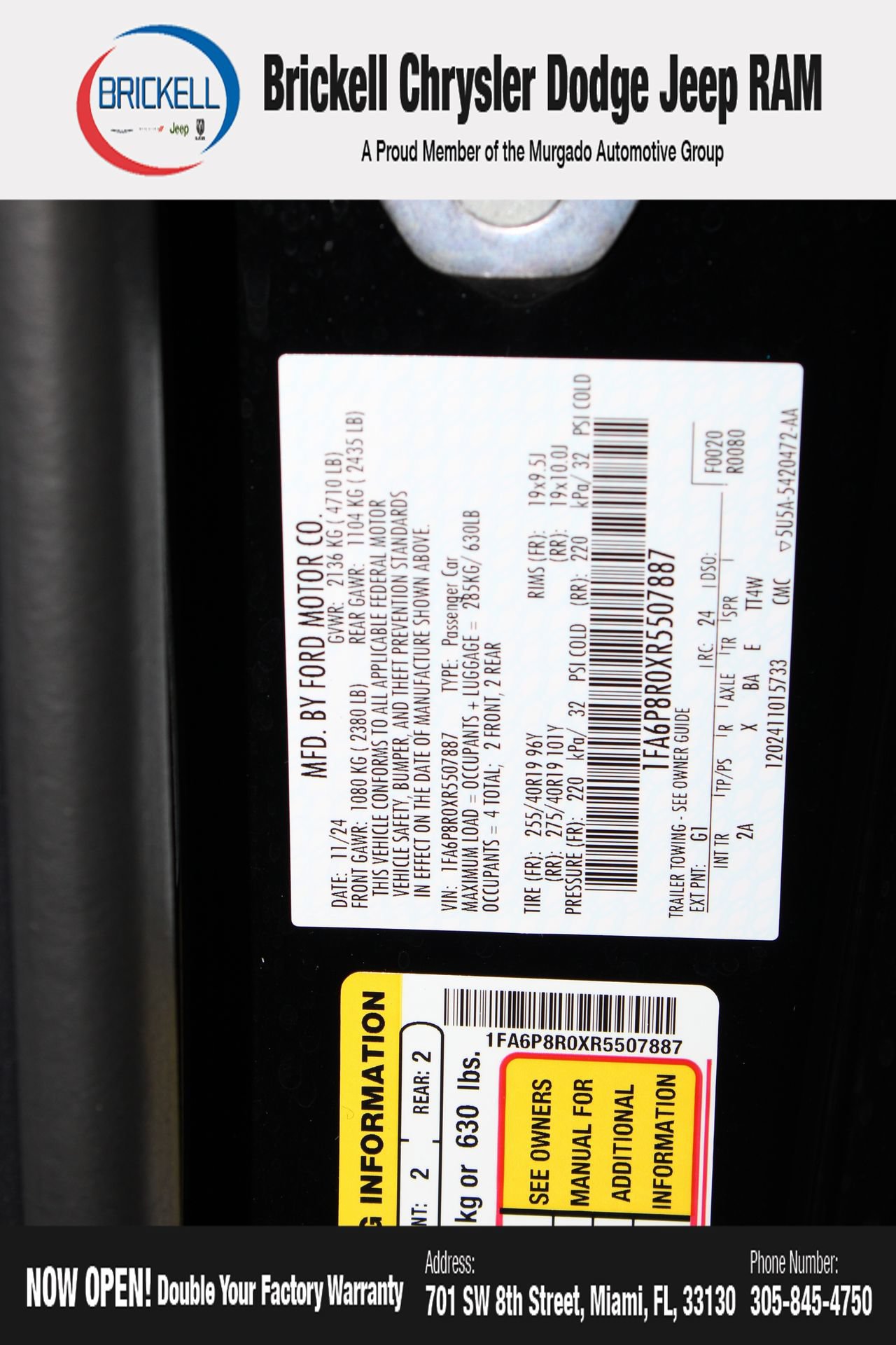 Used 2024 Ford Mustang Dark Horse w/ Security Package RWD image 37