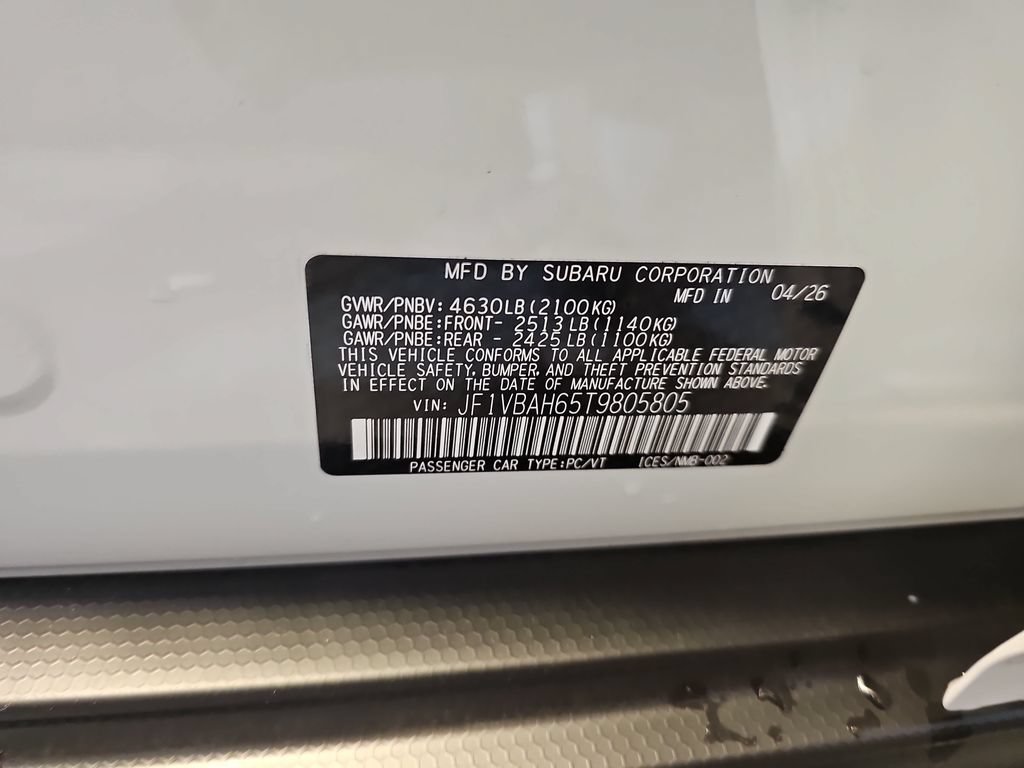 New 2026 Subaru WRX Premium AWD/4WD image 37