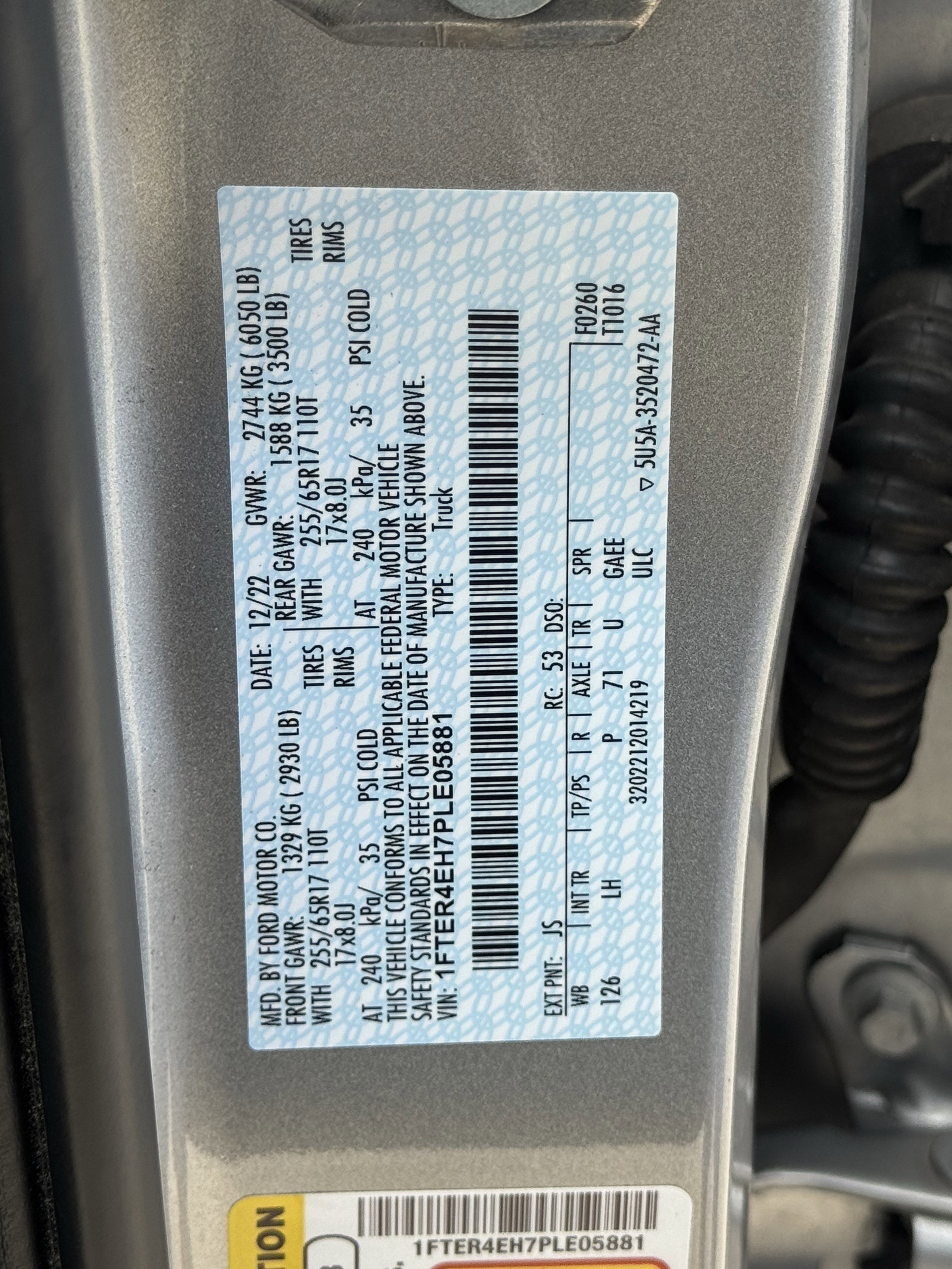 Used 2023 Ford Ranger XLT w/ Equipment Group 302A High image 31